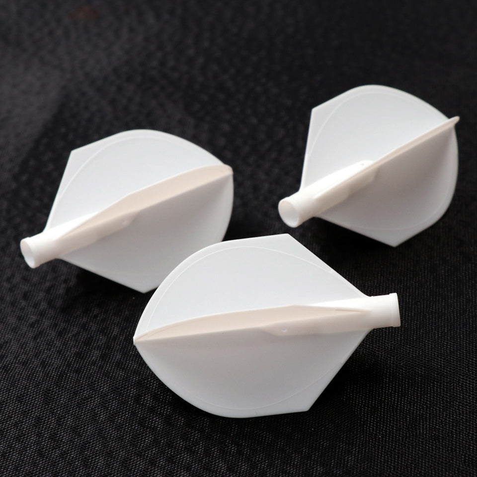 Cuesoul Tero AK4 Dart Flights - Shield White