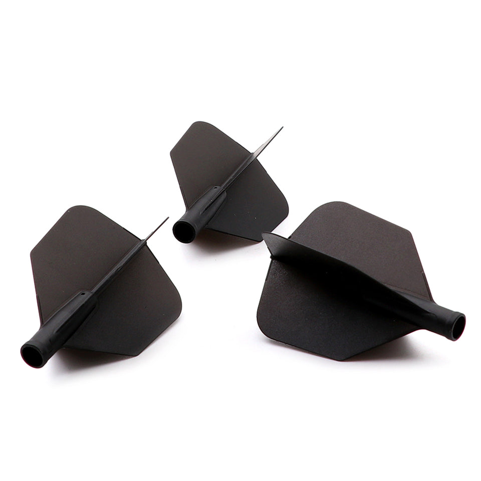 Cuesoul Tero AK4 Dart Flights - Big Wing Black