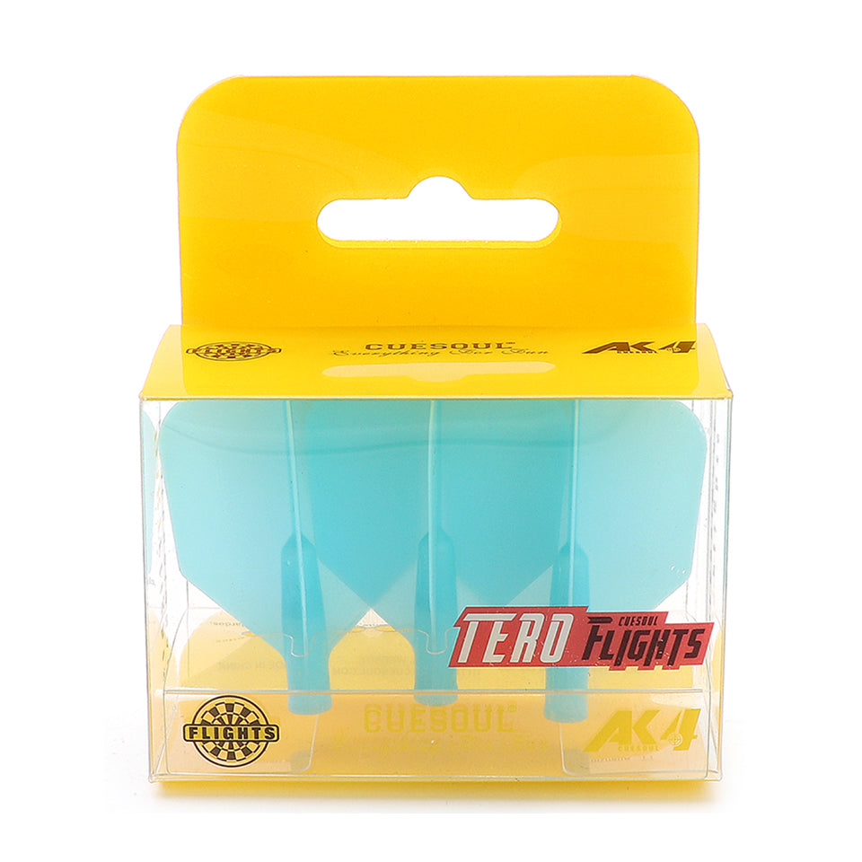 Cuesoul Tero AK4 Dart Flights - Big Wing Blue