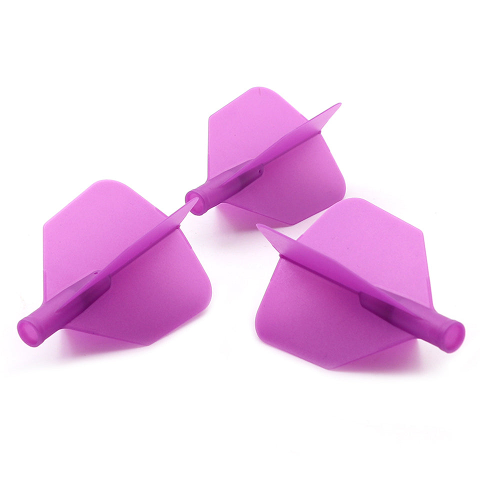 Cuesoul Tero AK4 Dart Flights - Big Wing Purple