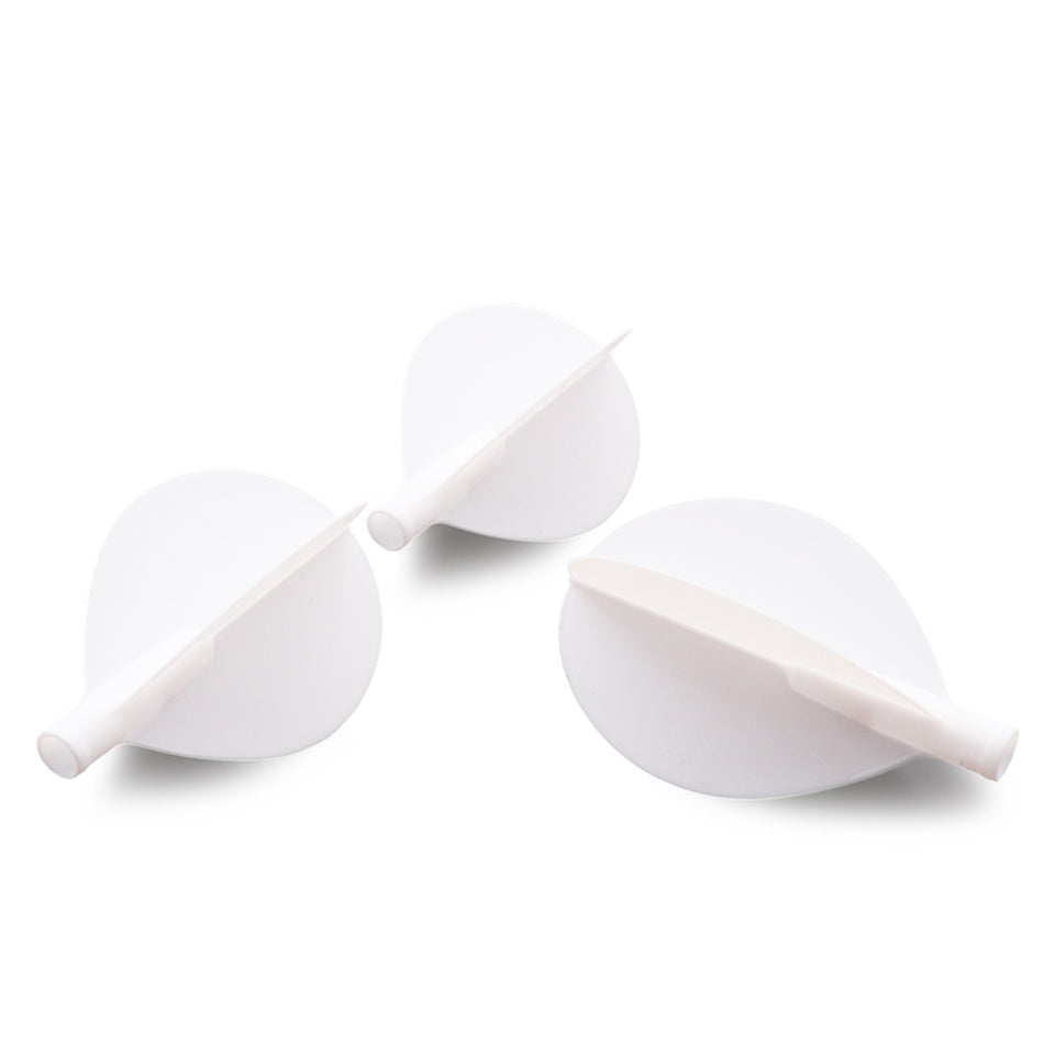 Cuesoul Tero AK4 Dart Flights - Teardrop White