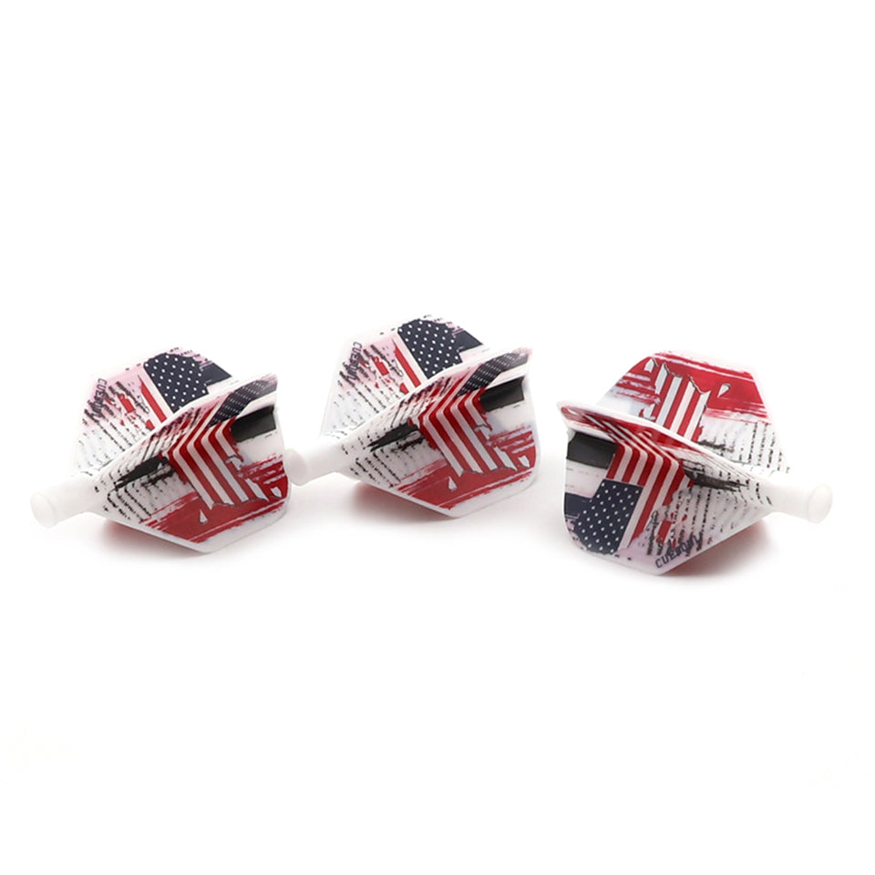 Cuesoul Tero AK4 Dart Flights - Standard USA Flag