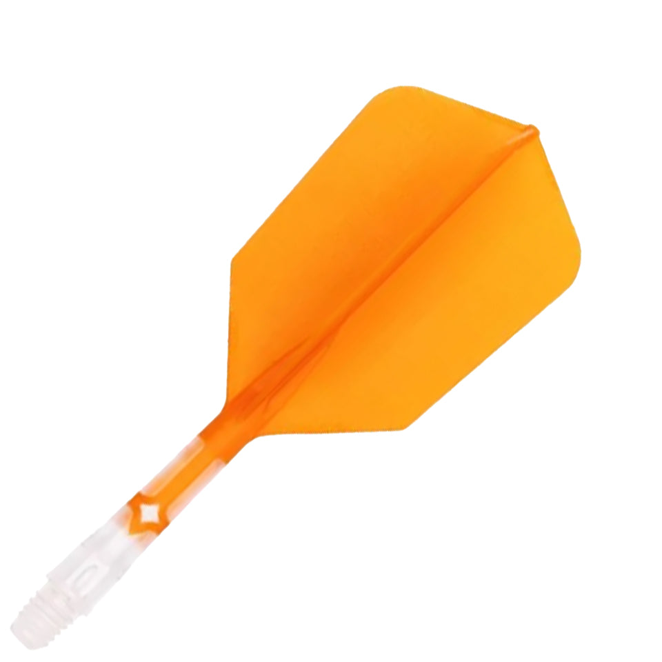 Cuesoul Rost T19 Integrated Dart Flights - Slim Orange (M) 28mm