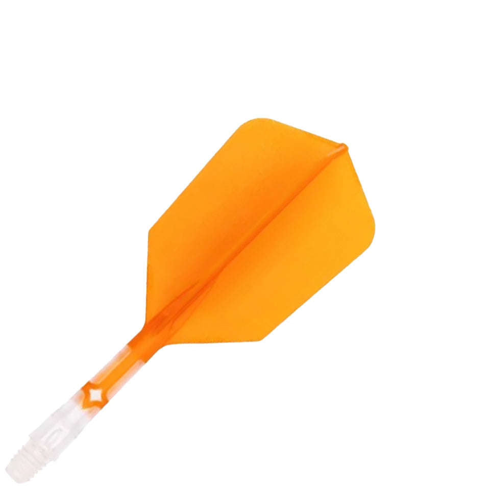 Cuesoul Rost T19 Integrated Dart Flights - Slim Orange (S) 23mm