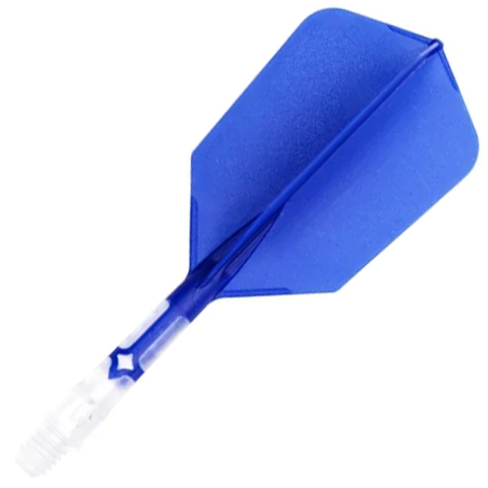 Cuesoul Rost T19 Integrated Dart Flights - Slim Blue (L) 33mm