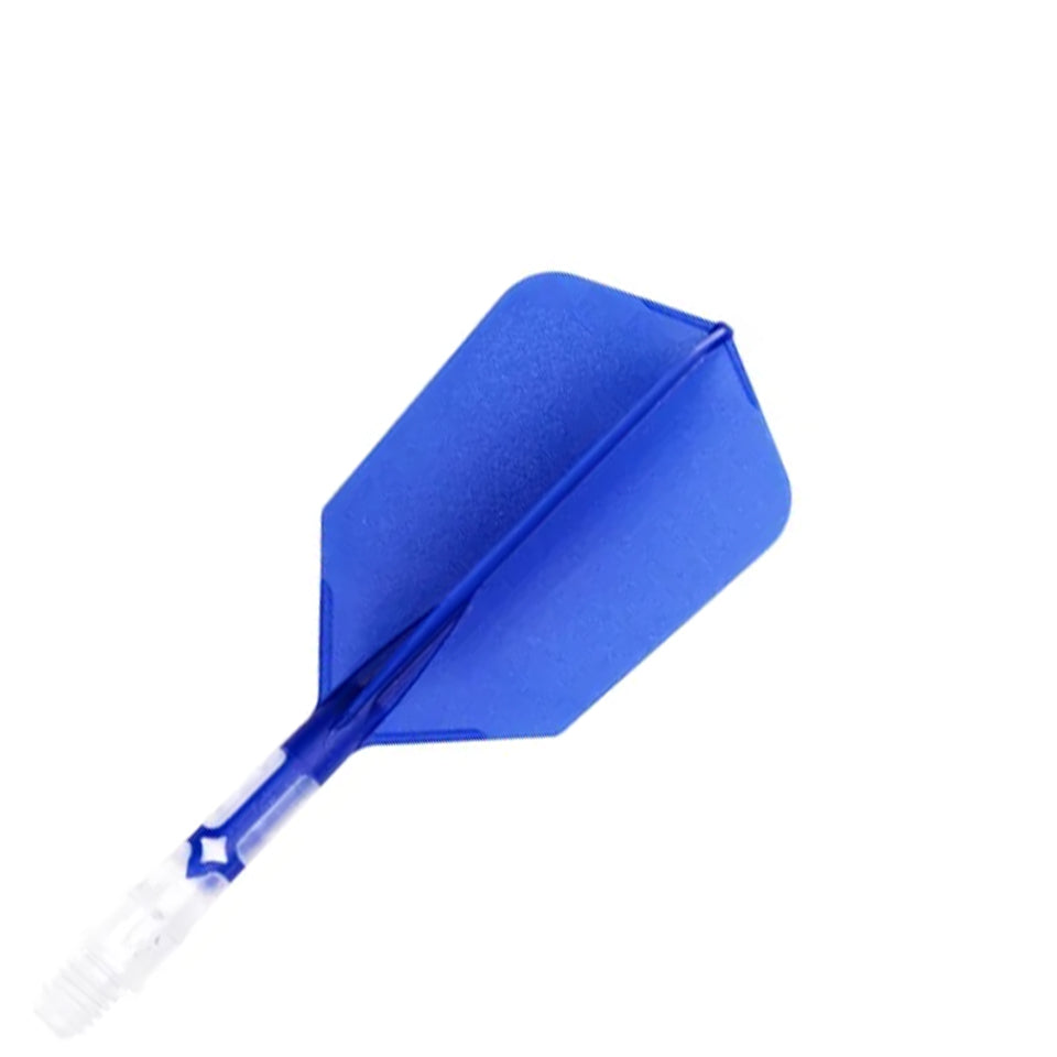 Cuesoul Rost T19 Integrated Dart Flights - Slim Blue (S) 23mm