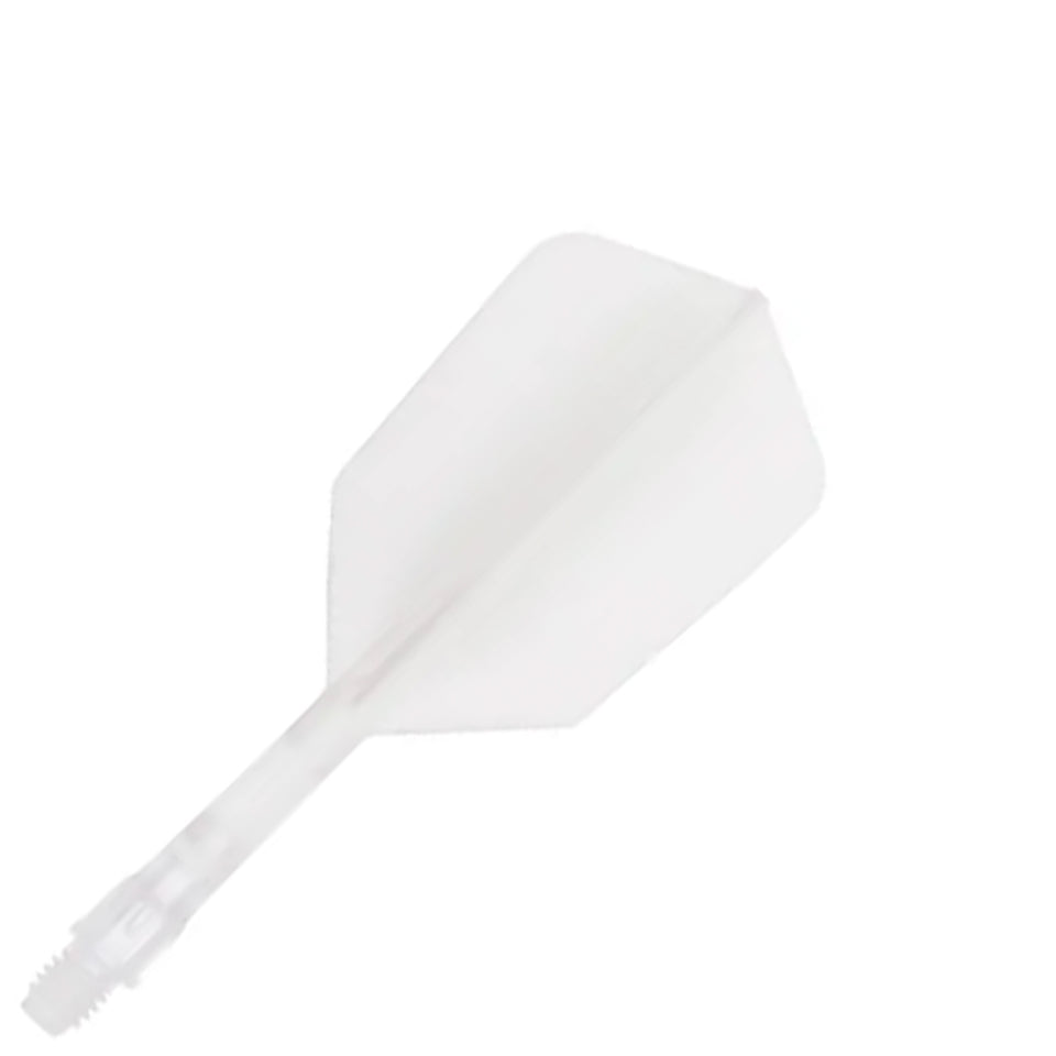 Cuesoul Rost T19 Integrated Dart Flights - Slim White (S) 23mm