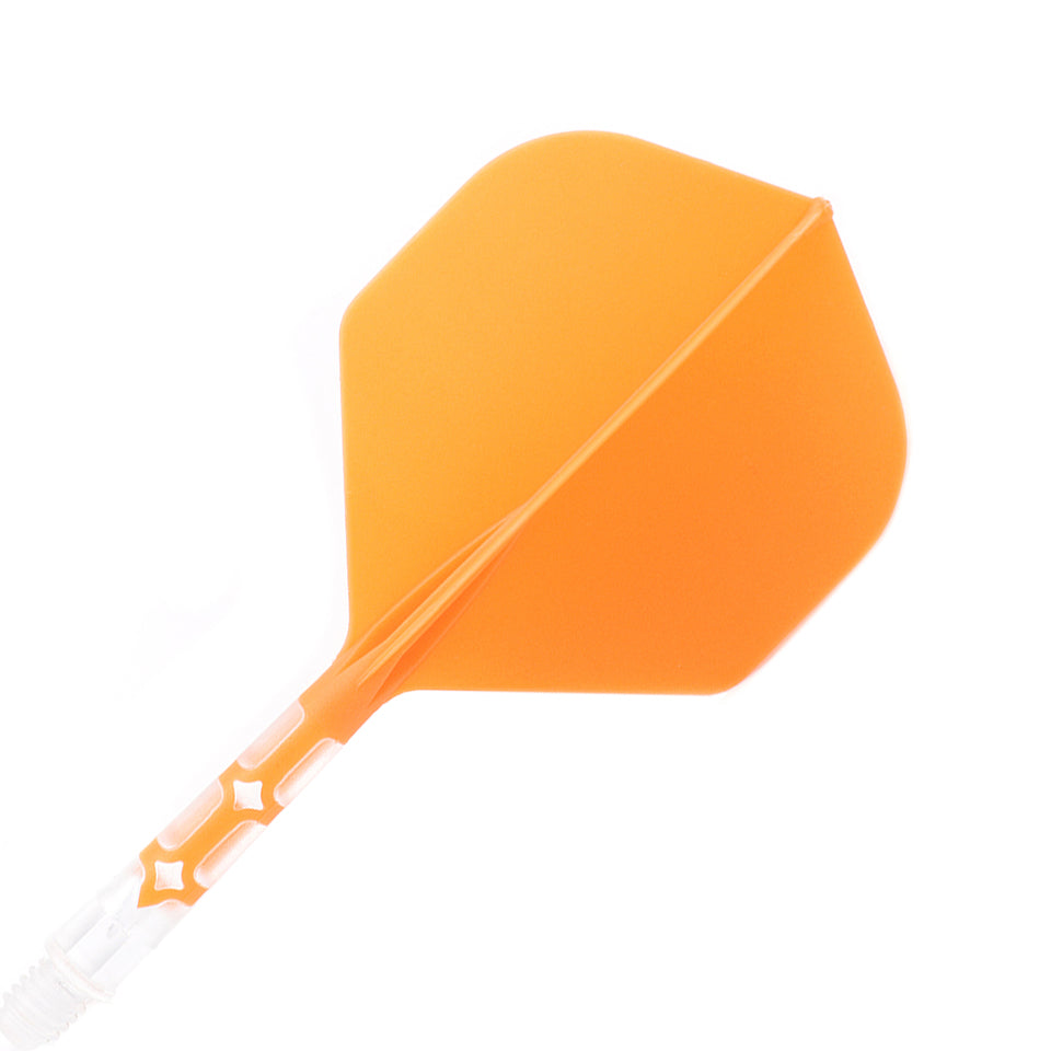 Cuesoul Rost T19 Integrated Dart Flights - Standard Orange (M) 28mm