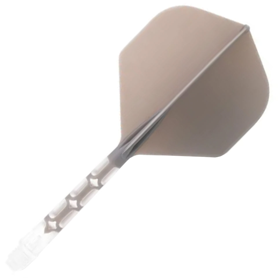 Cuesoul Rost T19 Integrated Dart Flights - Standard Grey (L) 33mm