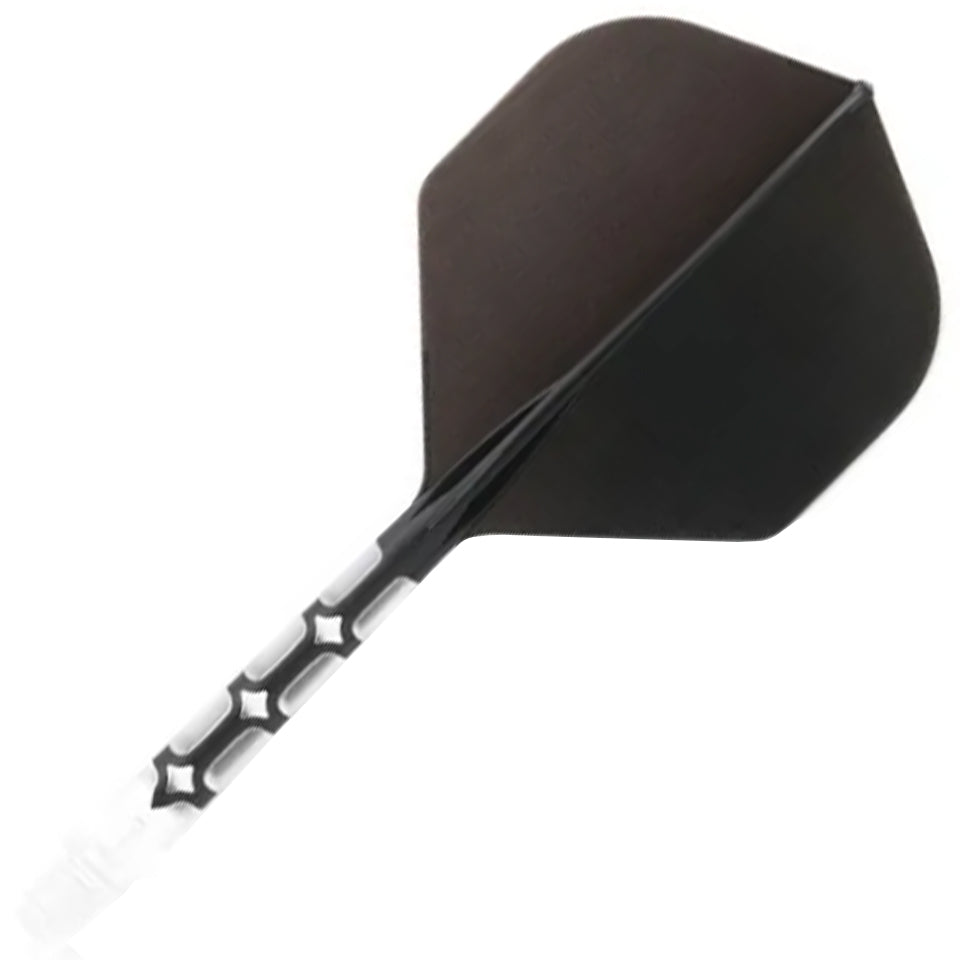 Cuesoul Rost T19 Integrated Dart Flights - Standard Black (L) 33mm