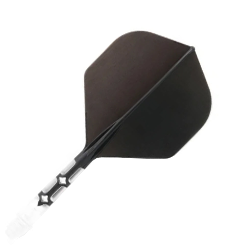 Cuesoul Rost T19 Integrated Dart Flights - Standard Black (M) 28mm