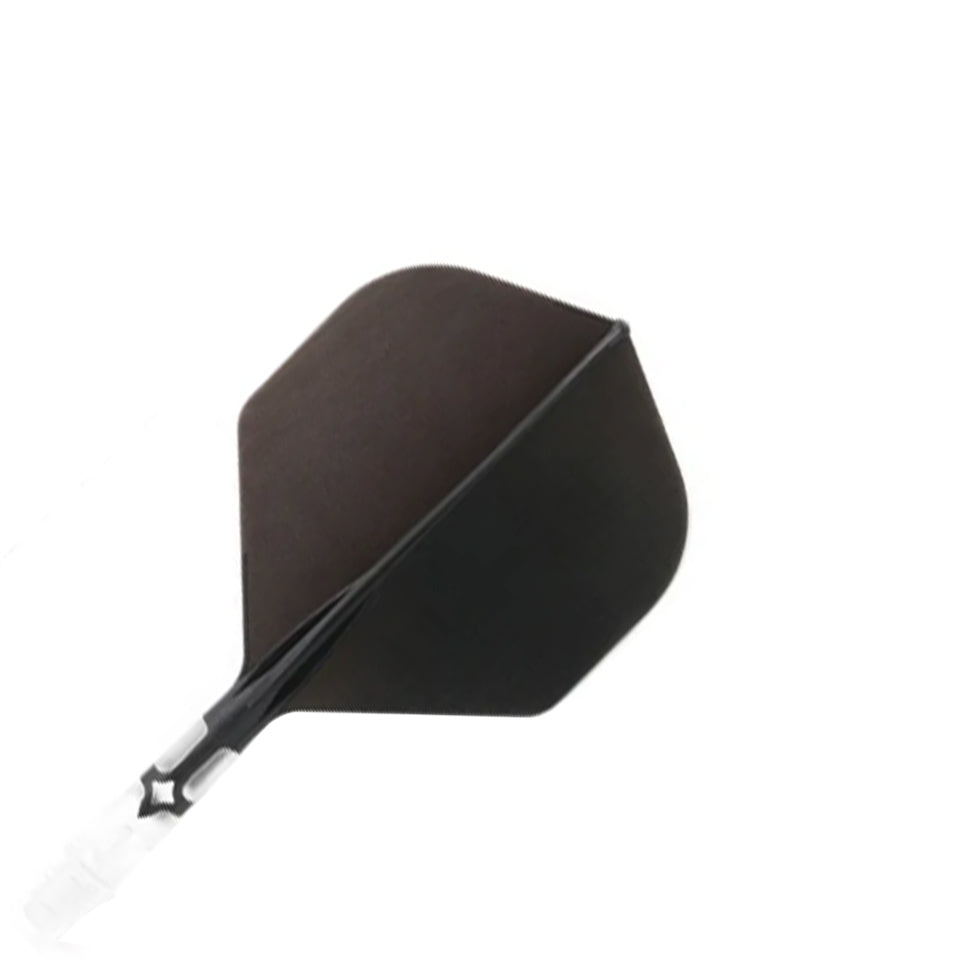 Cuesoul Rost T19 Integrated Dart Flights - Standard Black (S) 23mm