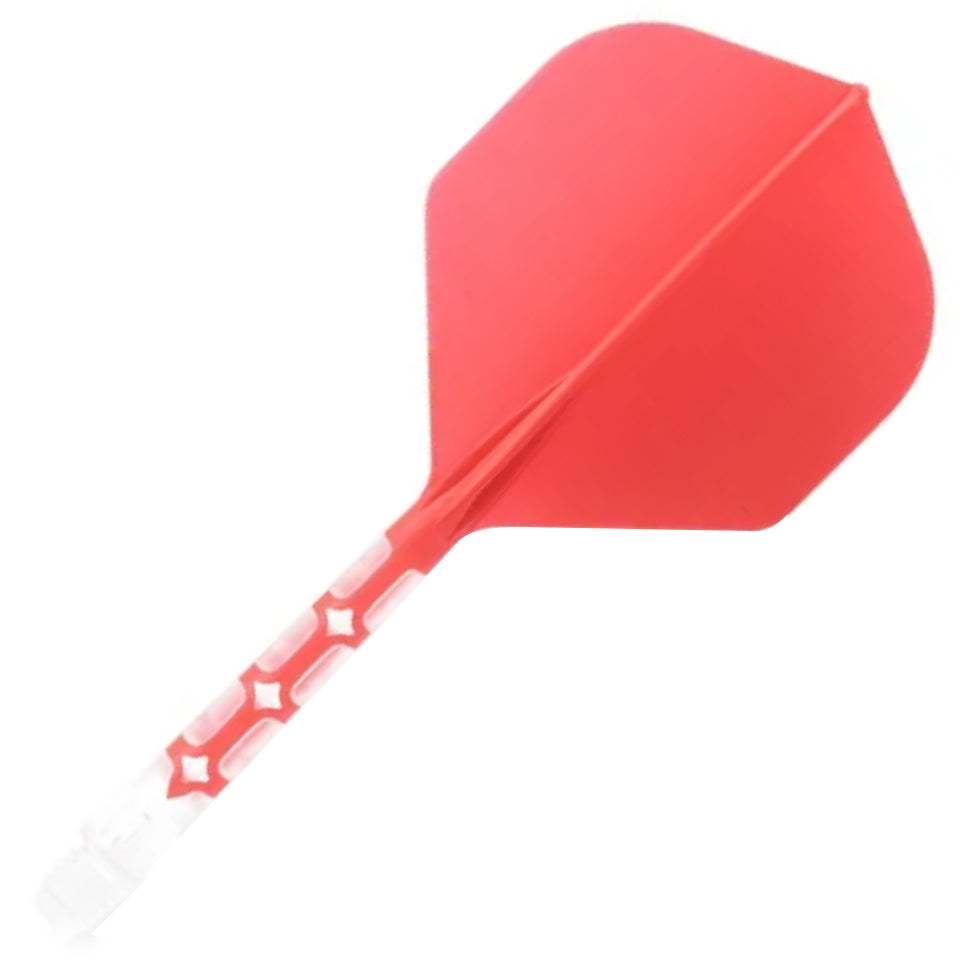 Cuesoul Rost T19 Integrated Dart Flights - Standard Red (L) 33mm