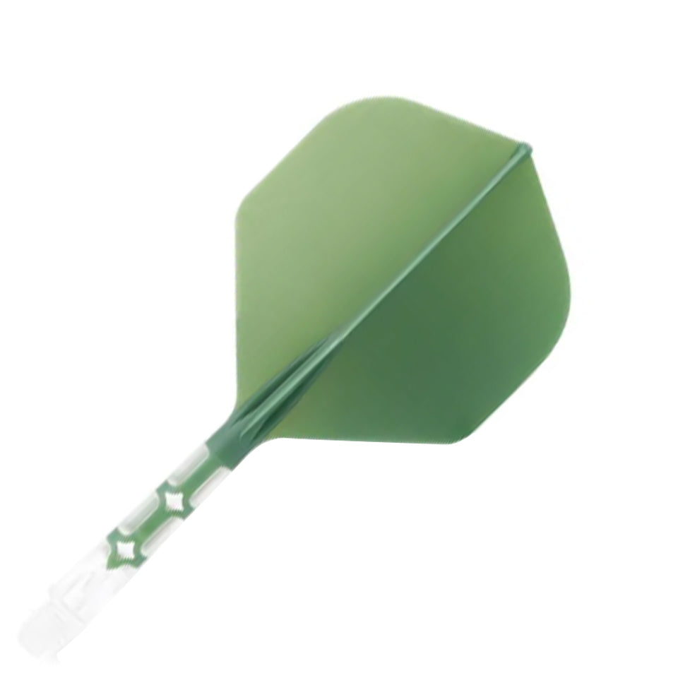 Cuesoul Rost T19 Integrated Dart Flights - Standard Green (M) 28mm