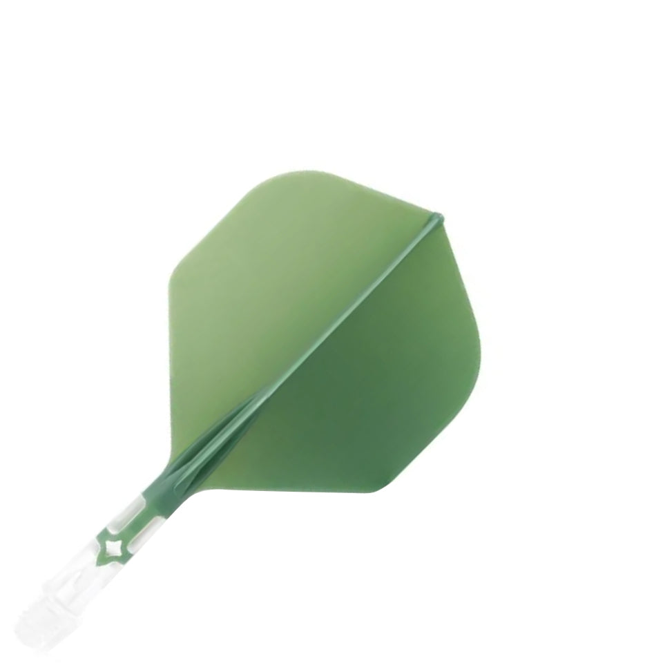 Cuesoul Rost T19 Integrated Dart Flights - Standard Green (S) 23mm