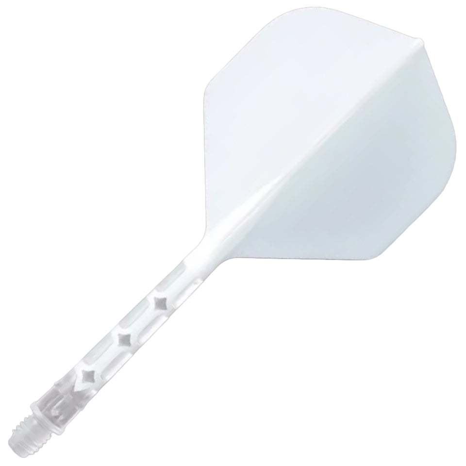 Cuesoul Rost T19 Integrated Dart Flights - Standard White (L) 33mm