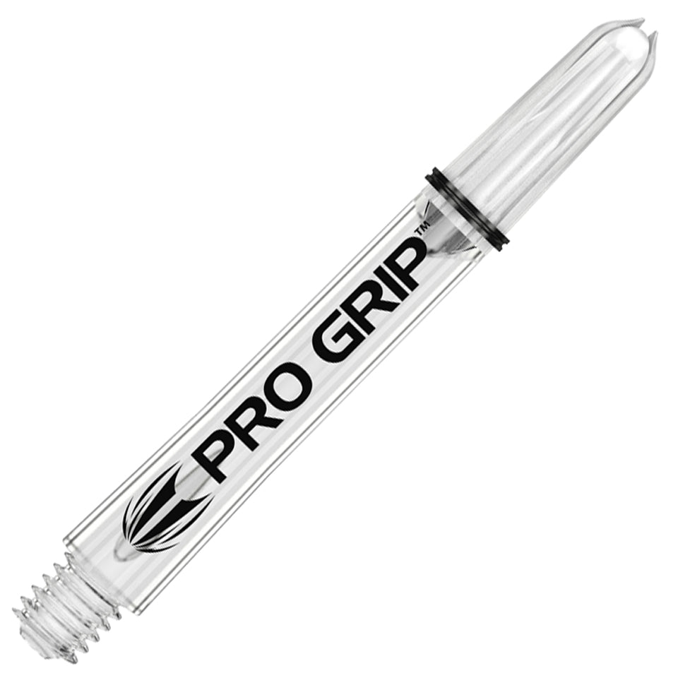 Target Pro Grip Nylon Dart Shafts - Medium Clear (3 Sets)