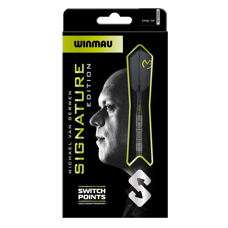 Winmau MVG Signature Edition Switch Point Steel Tip Darts - 22gm