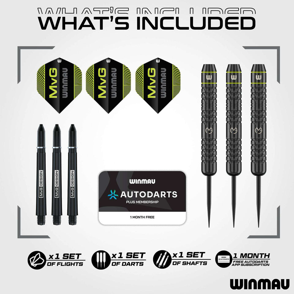 Winmau MvG Brass Steel Tip Darts - 21gm