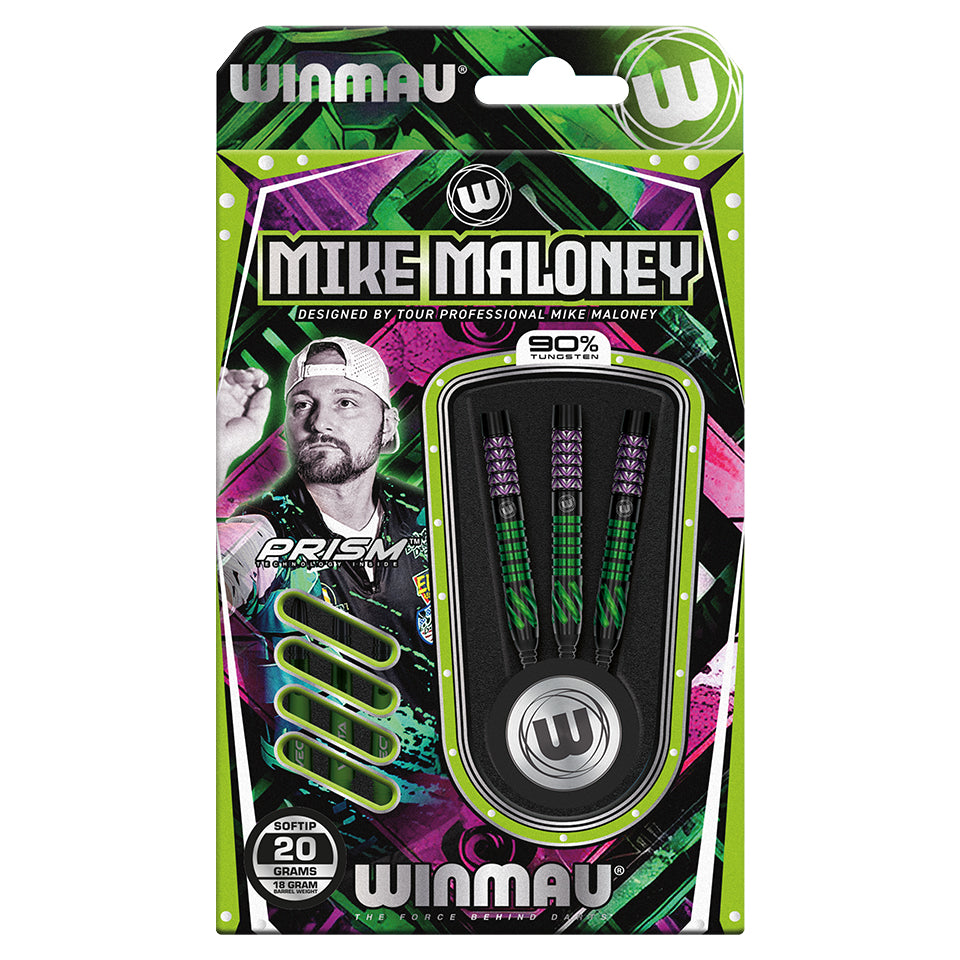 Winmau Mike Maloney Soft Tip Darts - 20gm