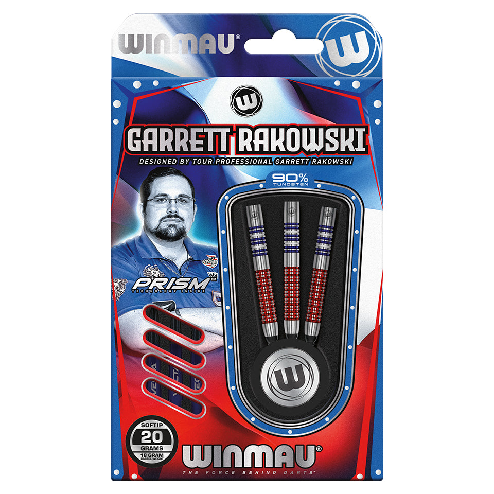 Winmau Garrett Rakowski Soft Tip Darts - 20gm