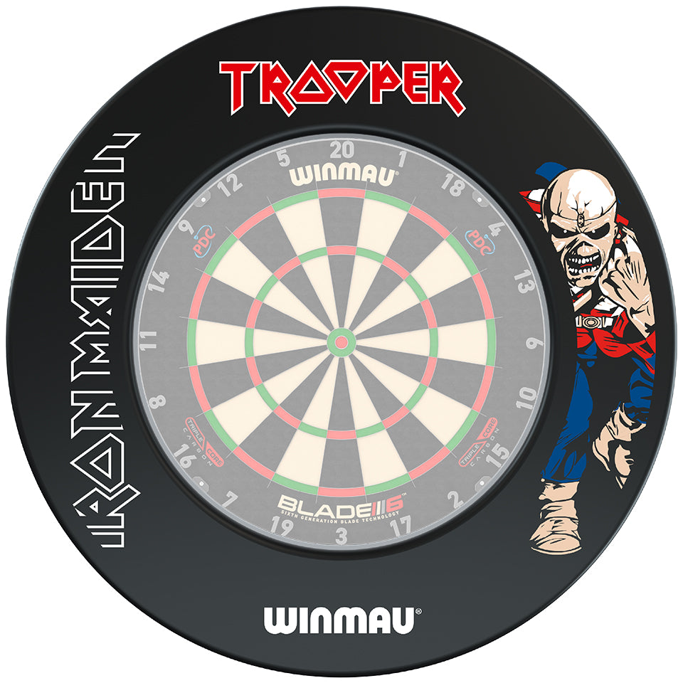 Winmau PDC Iron Maiden Trooper Dartboard Surround