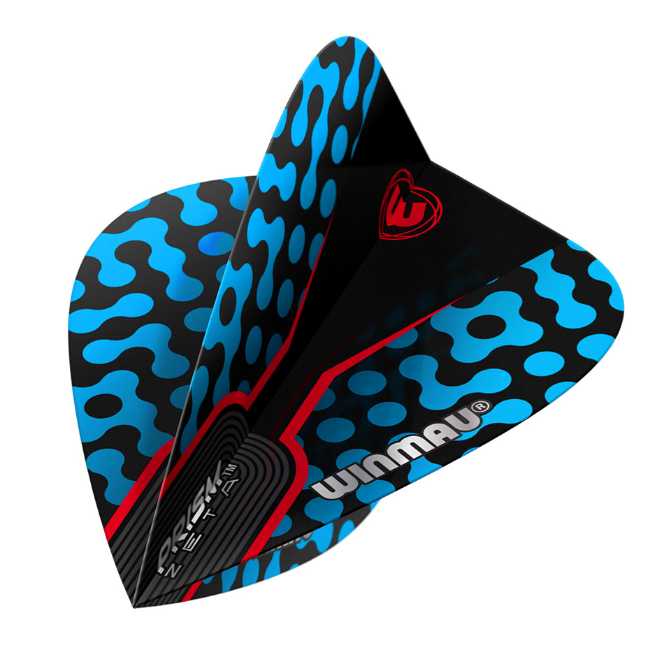 Winmau Prism Zeta Dart Flights - Kite Blue/Red