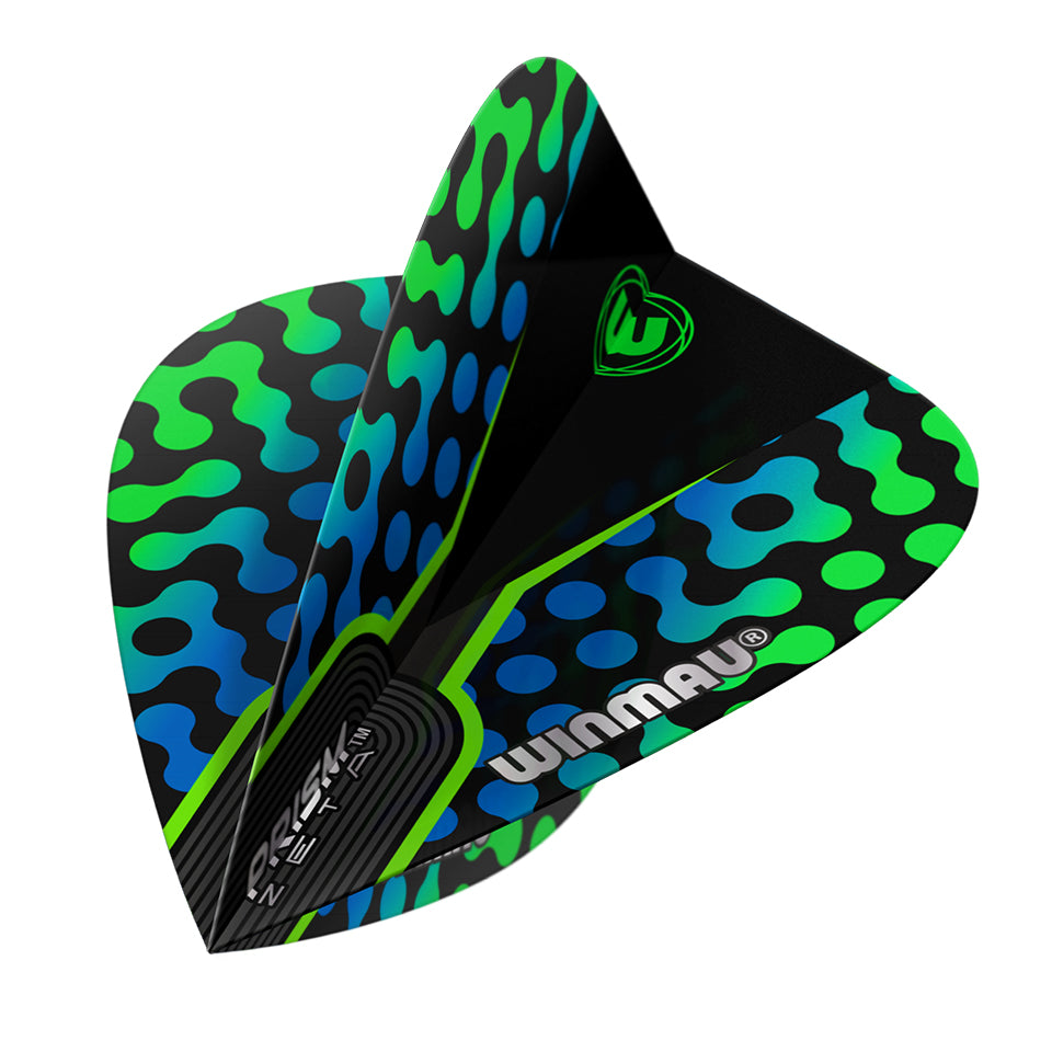 Winmau Prism Zeta Dart Flights - Kite Blue/Green