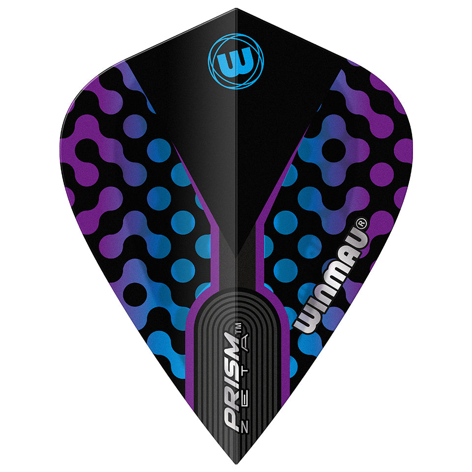 Winmau Prism Zeta Dart Flights - Kite Blue/Purple