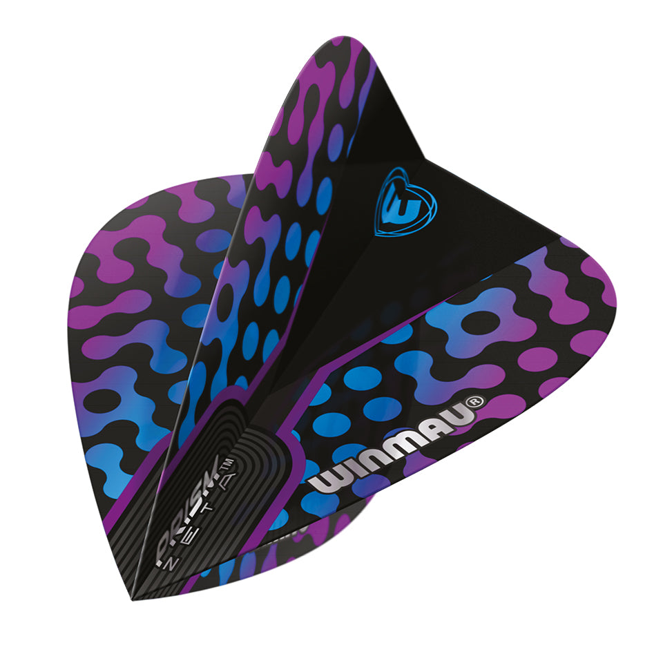 Winmau Prism Zeta Dart Flights - Kite Blue/Purple