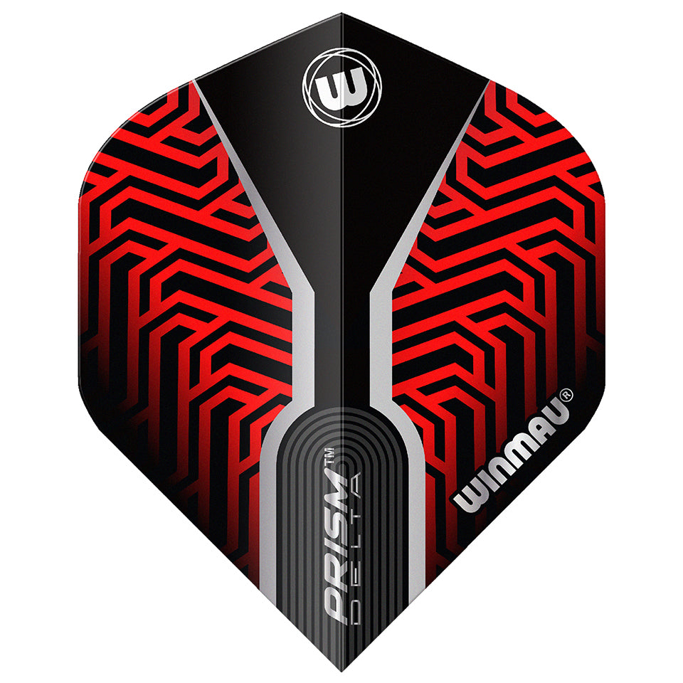 Winmau Prism Delta Dart Flights - Standard Kairos Red