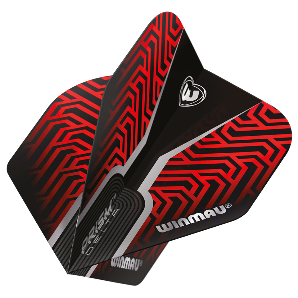 Winmau Prism Delta Dart Flights - Standard Kairos Red