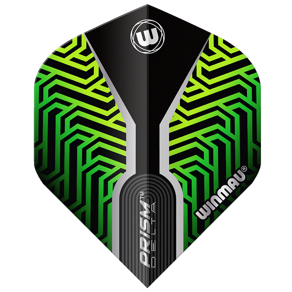 Winmau Prism Delta Dart Flights - Standard Kairos Green