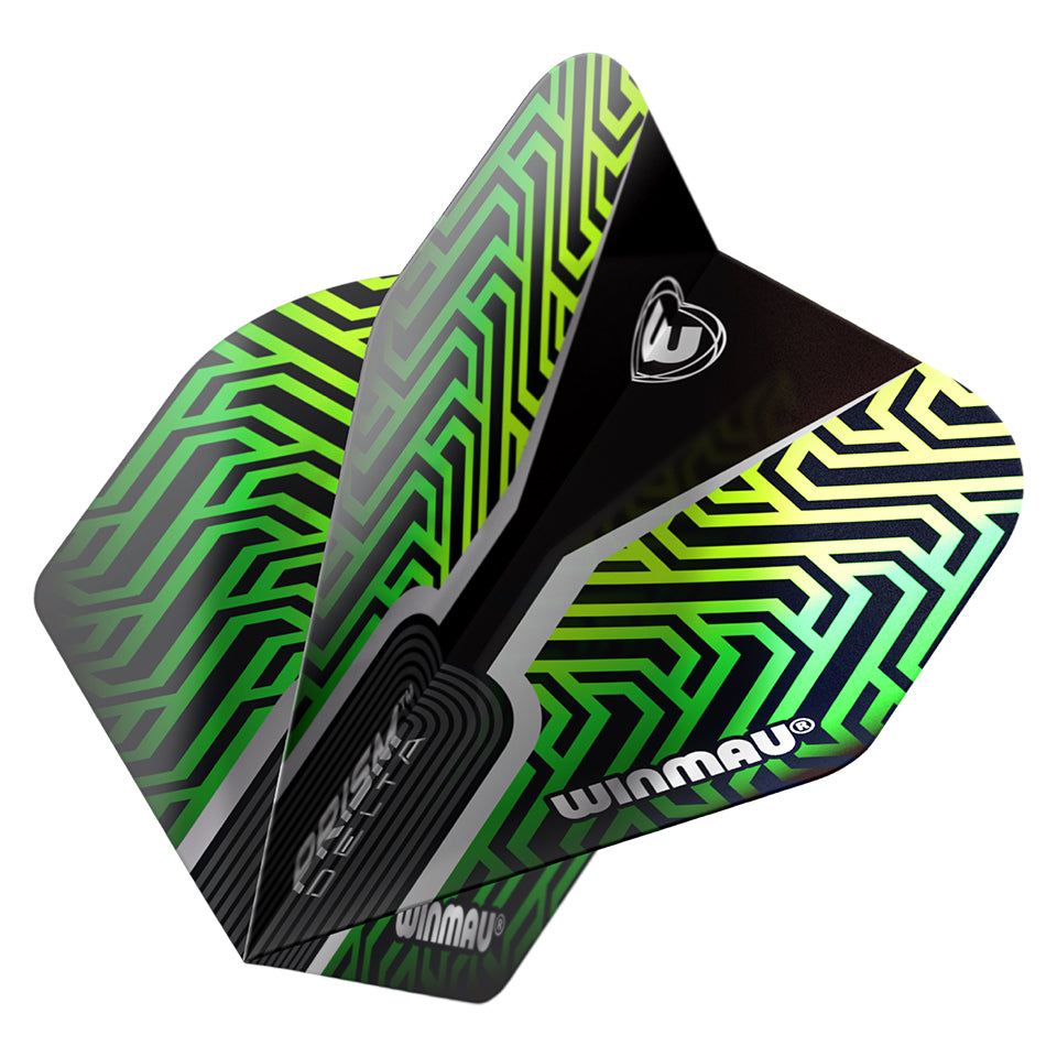 Winmau Prism Delta Dart Flights - Standard Kairos Green