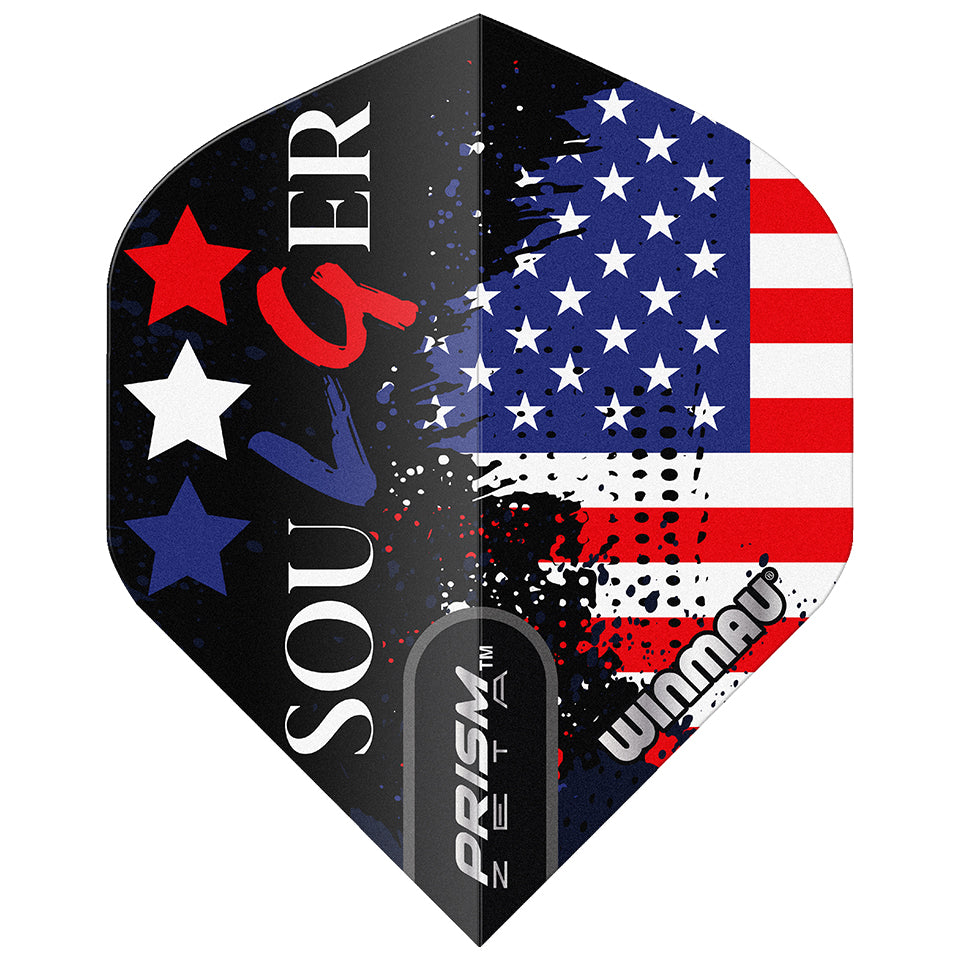 Winmau Specialist Players Soulger Prism Zeta Dart Flights - Standard Flag