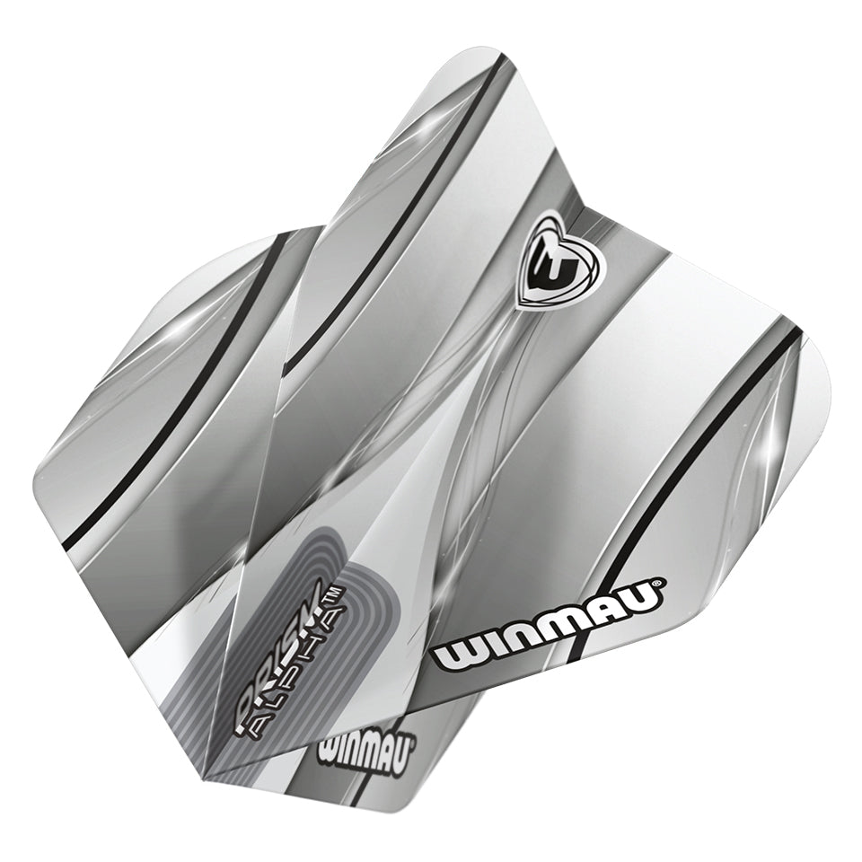 Winmau Prism Alpha Dart Flights - Standard White