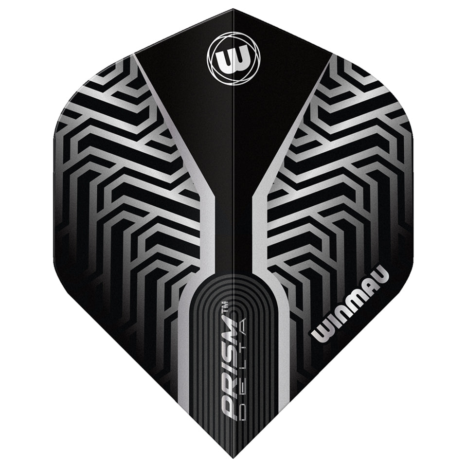 Winmau Prism Delta Premium Dart Flights - Standard Silver