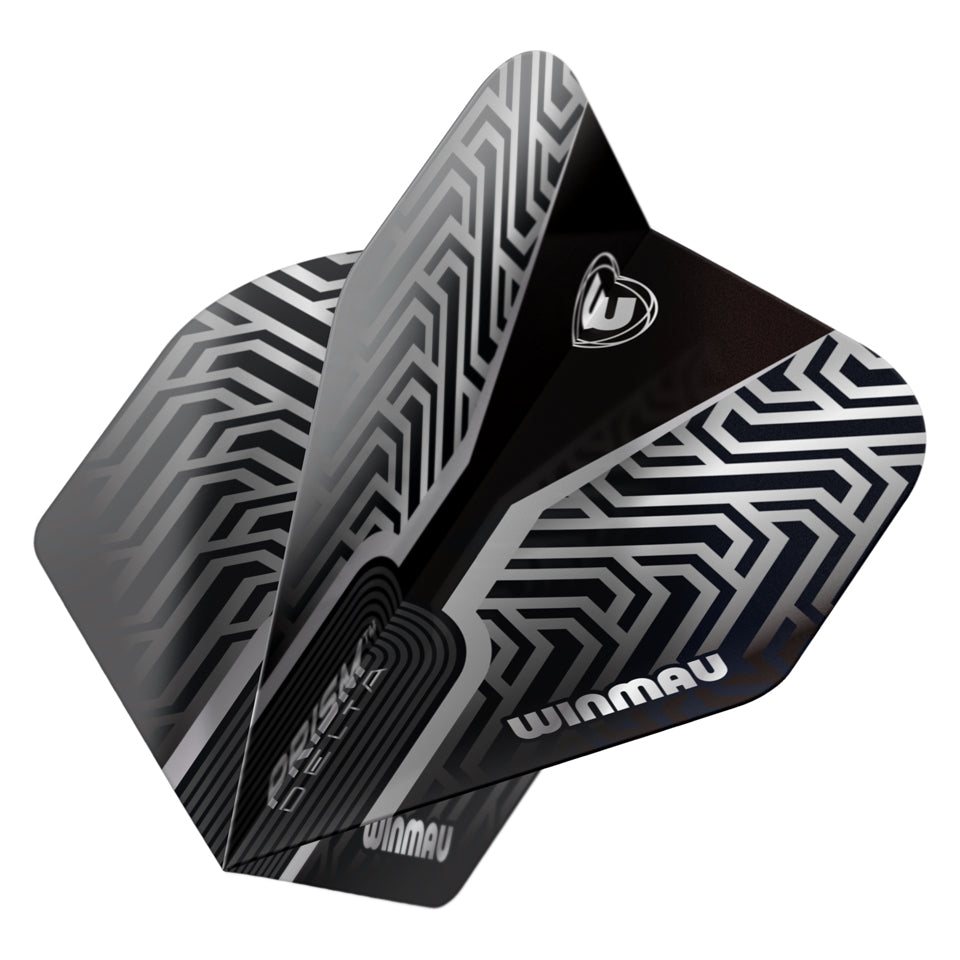 Winmau Prism Delta Premium Dart Flights - Standard Silver