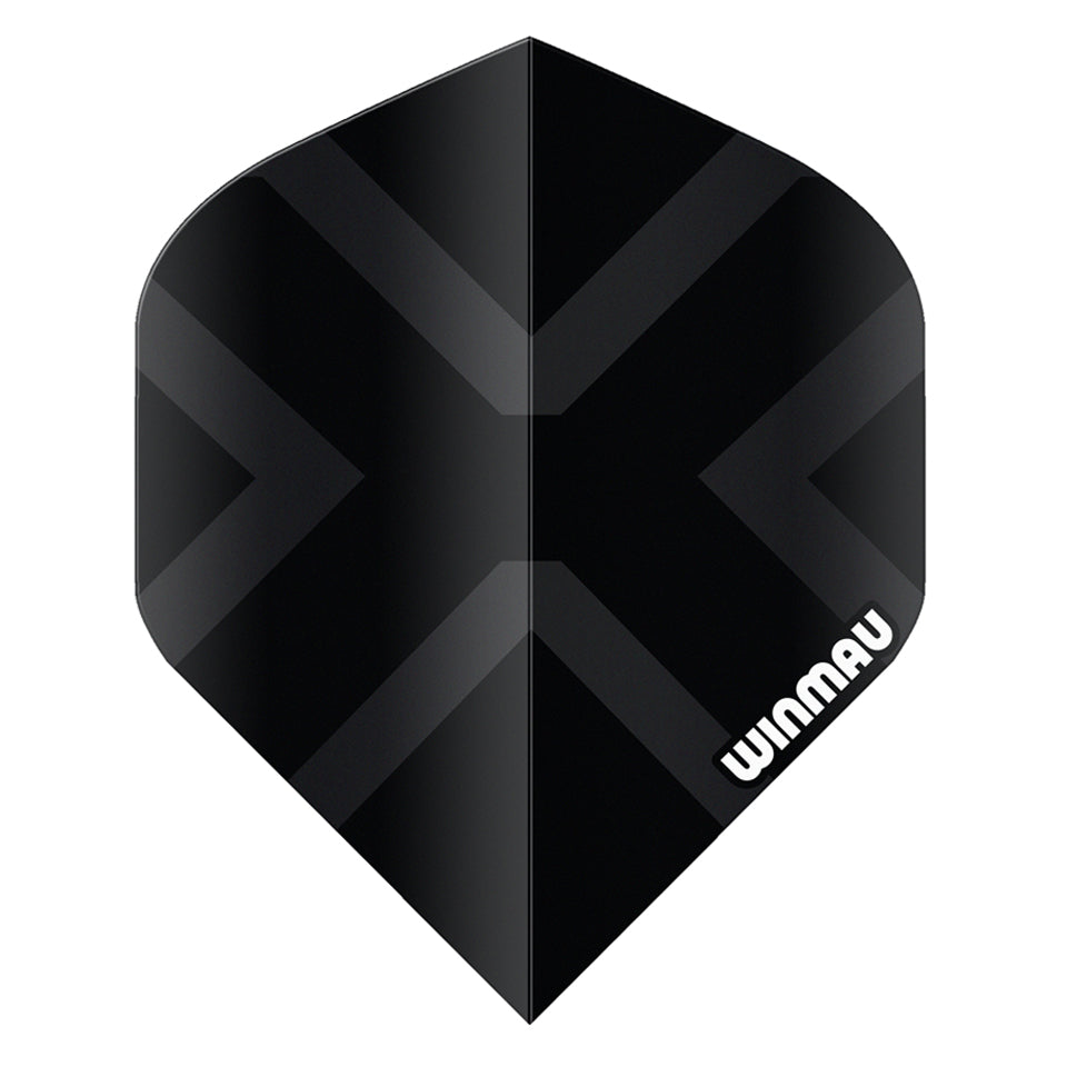 Winmau Prism X Premium Dart Flights - Standard Black