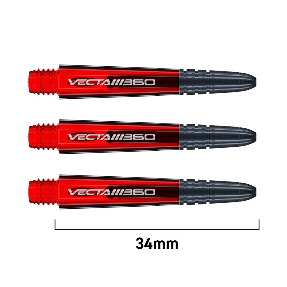 Winmau Vecta Blade360 Dart Shafts - Short Red