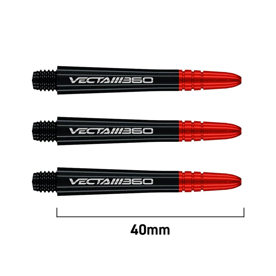 Winmau Vecta Blade360 Dart Shafts - Medium Black