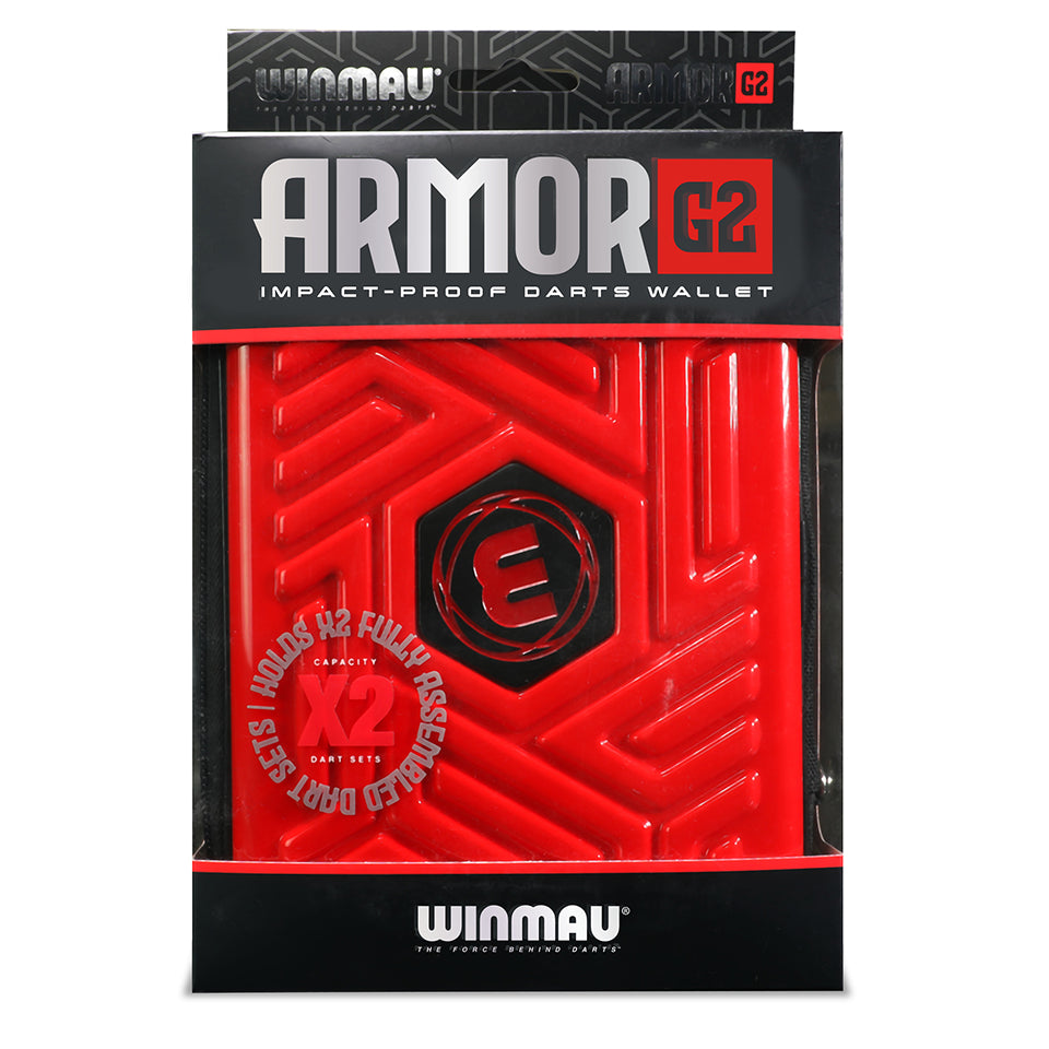 Winmau Armor G2 Dart Wallet - Red