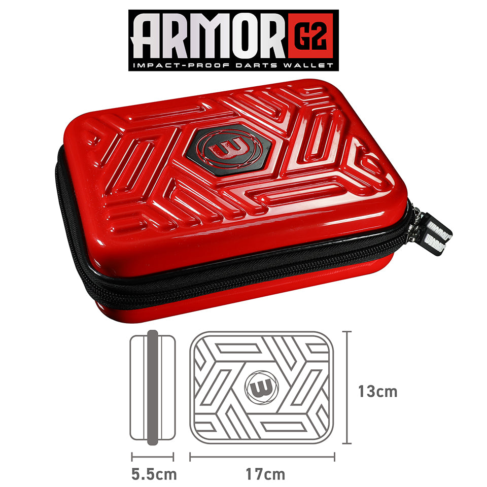 Winmau Armor G2 Dart Wallet - Red