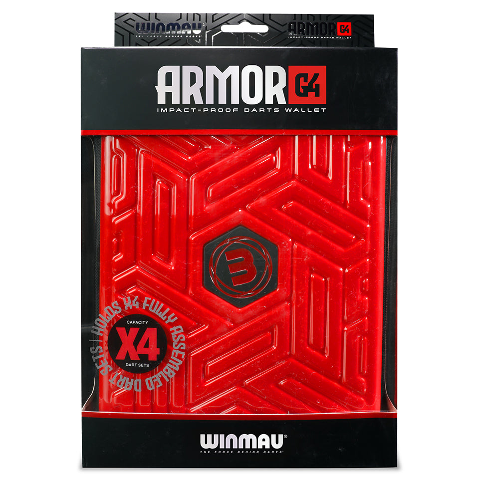 Winmau Armor G4 Dart Wallet - Red