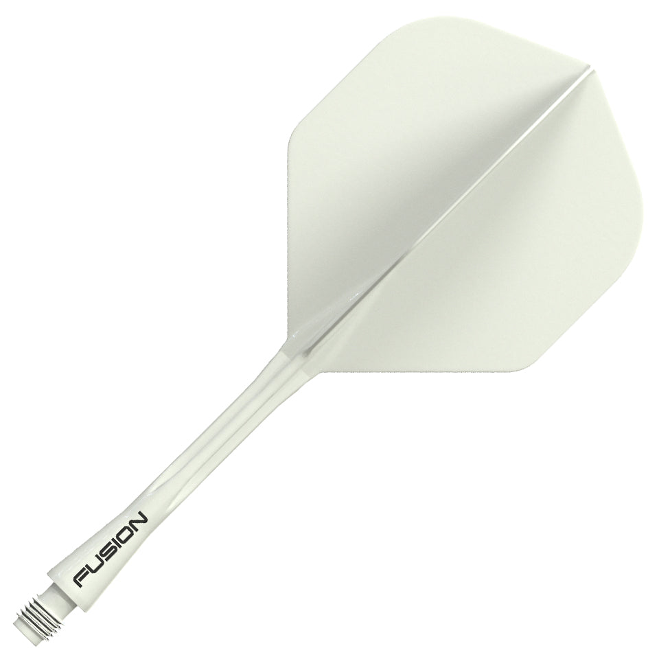 Winmau Fusion Integrated Flight & Shaft System -  Standard Medium White