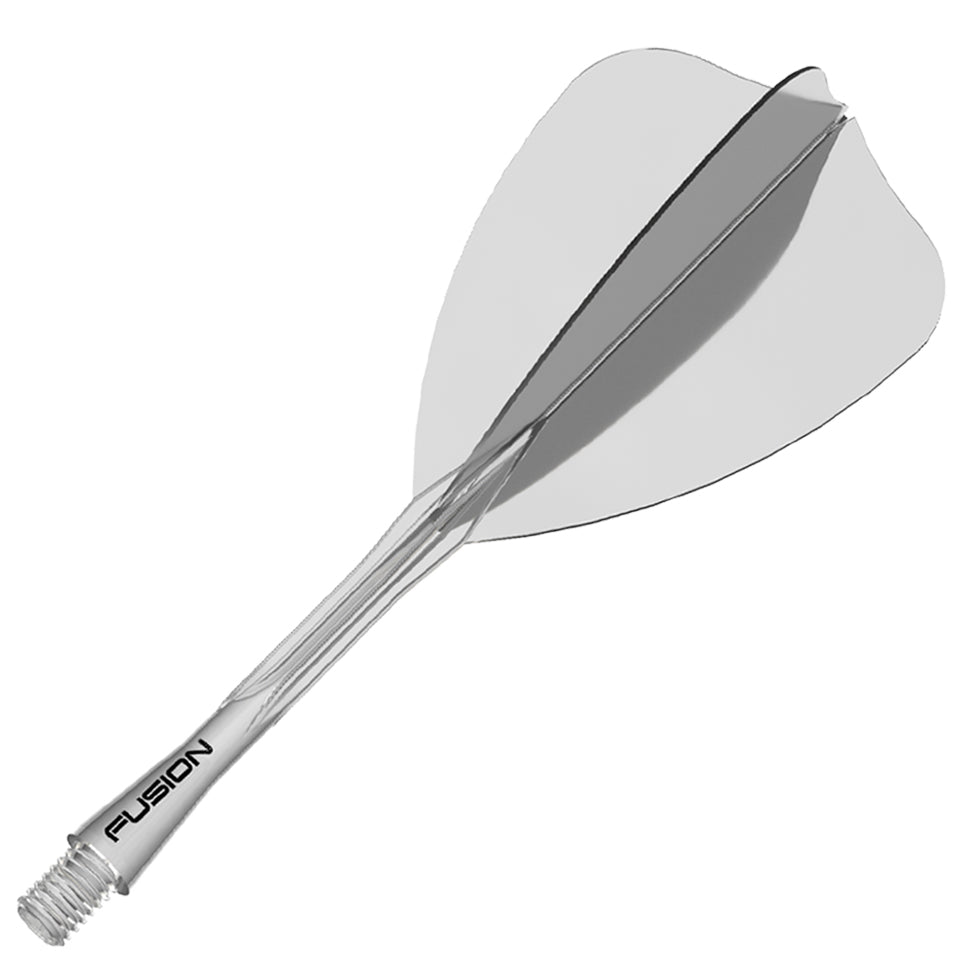 Winmau Fusion Integrated Flight & Shaft System - Arrow Medium Clear