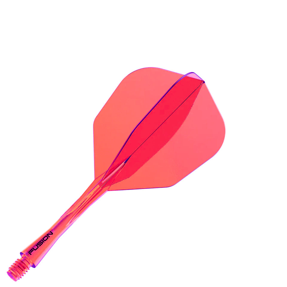 Winmau Fusion Integrated Flight & Shaft System - No6 Intermediate Neon Orange
