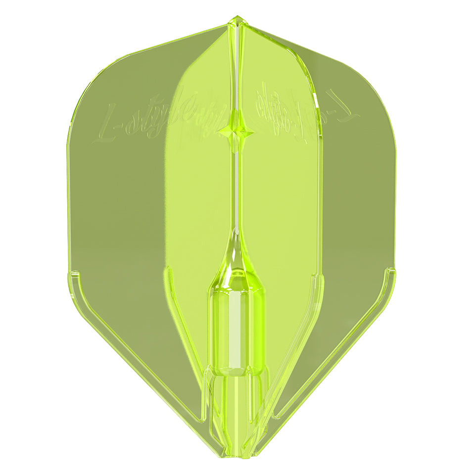 L-Style EZ Fantom Dart Flights - L3 / Shape Neon Yellow