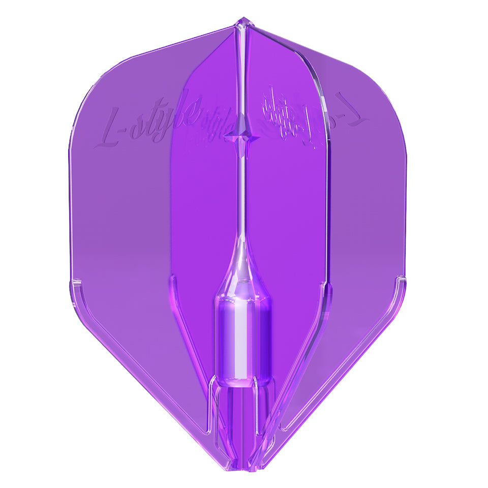 L-Style EZ Fantom Dart Flights - L3 / Shape Purple