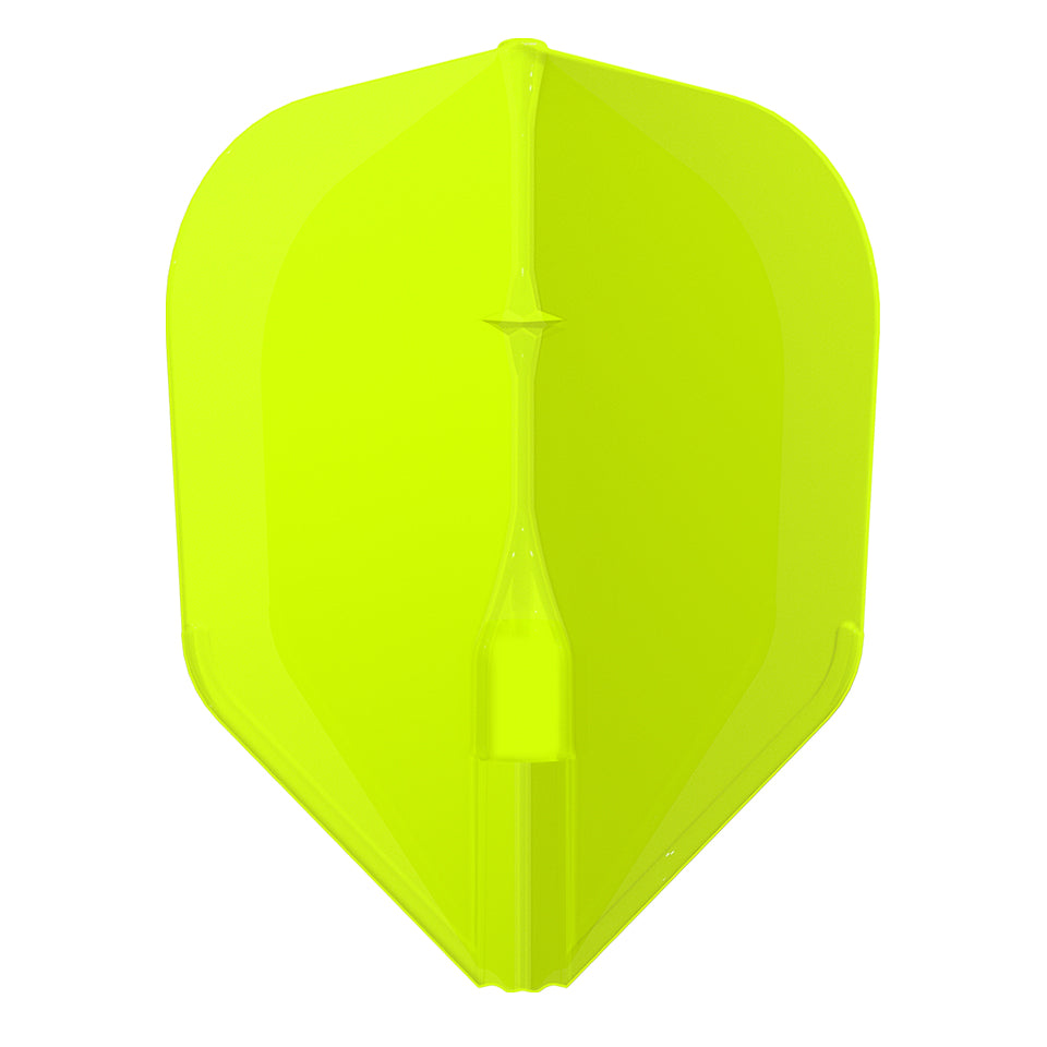 L-Style EZ Dart Flights - L3 / Shape Neon Yellow